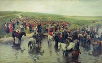 Илларион Прянишников, «Спасов день на Севере», 1887 г. Источник: Государственная Третьяковская галерея (Москва)