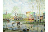 Борис Кустодиев. «Весна». 1921 г. Из частной коллекции