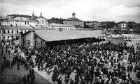 Городская народная столовая на Хитровом рынке, 1910-е гг.