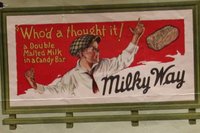 Реклама шоколадных батончиков “Milky Way”, 1920-е / источник: Mars, Incorporated (mars.com)