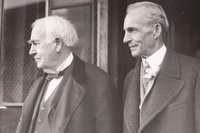 Томас Эдисон и Генри Форд на 80-летии Томаса Эдисона, 1927