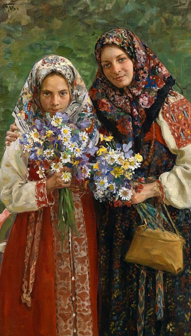 Иван Куликов. «Луговые цветы». 1913 г. Из частного собрания