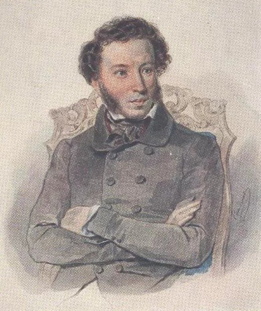 Пушкин А.С. Акварель П. Соколова. 1830 г. / источник: Музей Москвы (https://mm.museum-online.moscow/)