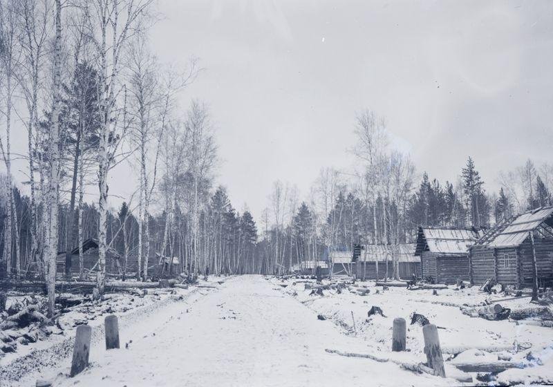 Переселенческий участок Иншдэй. Из альбома «Дорожные сооружения 1911-1917 гг.» / Источник: БУК "ОГИК музей"
