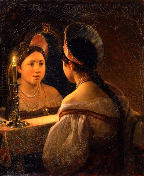 Карл Брюллов, «Гадающая Светлана». 1836 г.