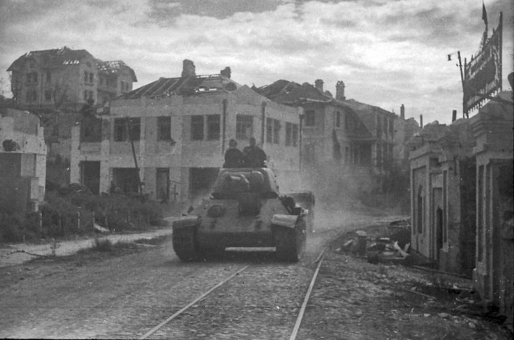 Сухумское шоссе, Краснодарский край, 1943 г. Источник: Pastvu.com 
