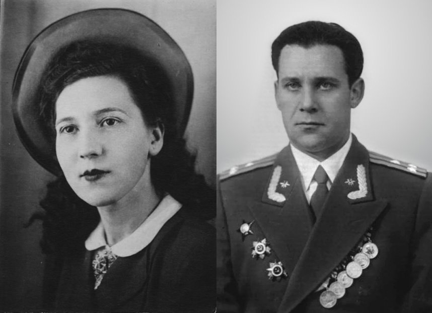 Нина Максимовна Высоцкая и Полковник Высоцкий Семен Владимирович. Мать и отец В.С.Высоцкого. Источник: Государственный музей Владимира Высоцкого, Центральный музей Великой Отечественной войны 1941-1945 гг.