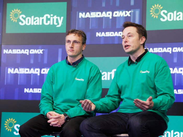 Основатель SolarCity Линдон Райв и Илон Маск, 2012 / источник: INSIDER (businessinsider.com)