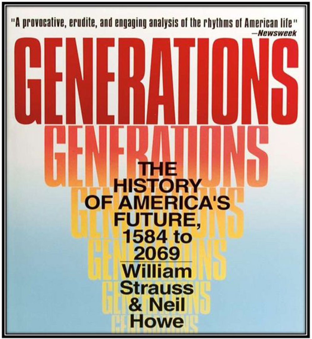 Поколения: История будущего Америки, с 1584 по 2069 год / Уильям Штраус, А. Нил Хоу. — Нью-Йорк : Quill, cop. 1991. — 538 с.