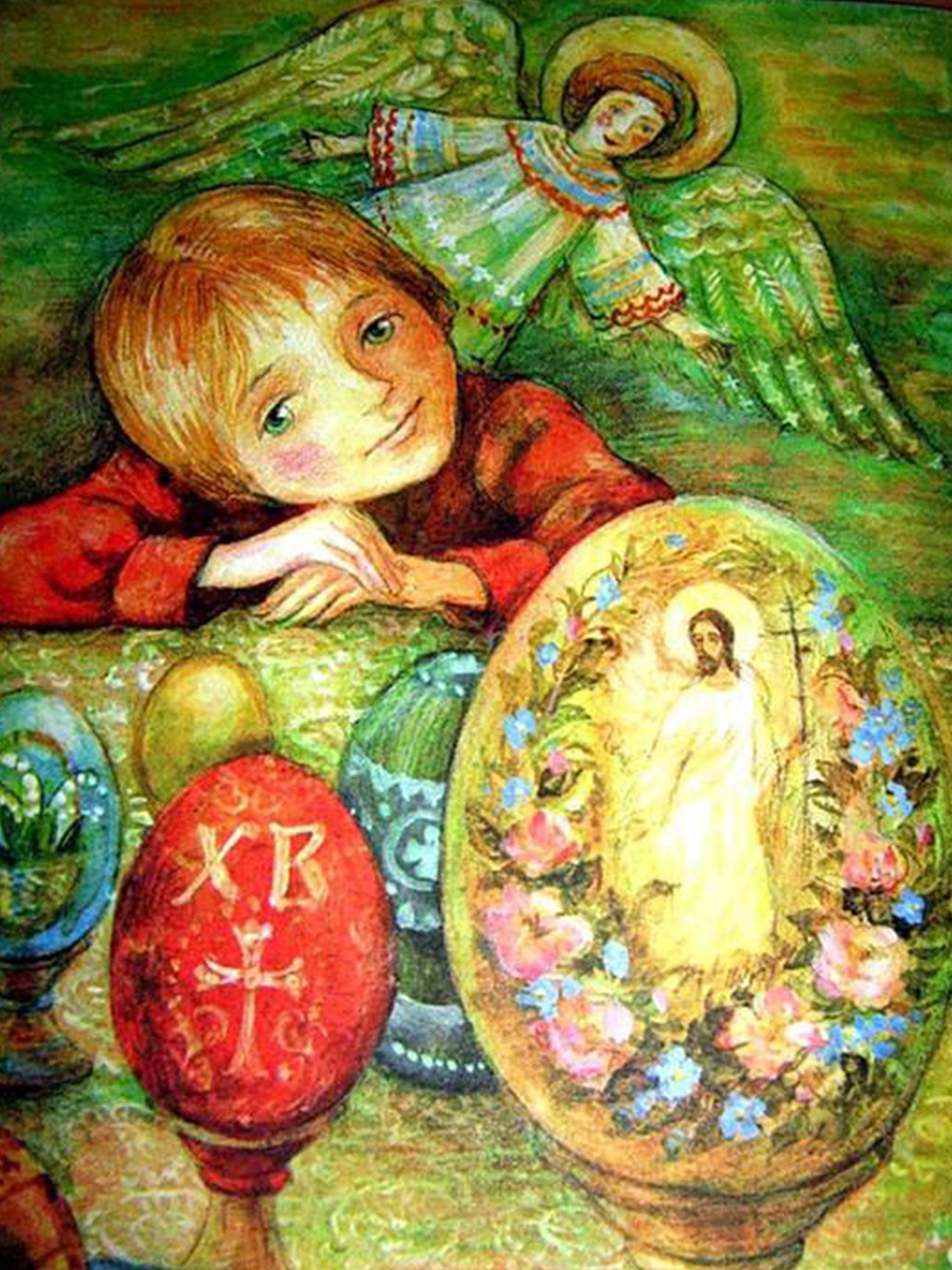 Ю. Юрасов. И. Юрасова. Иллюстрации к книге «Лето Господне». И. Шмелев