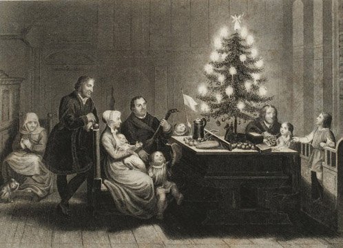Традиционное празднование Рождества в Германии в XVI в.