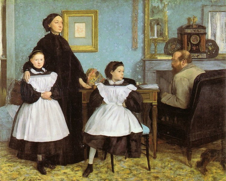 Эдгар Дега, «Семья Беллелли (Семейный портрет)», 1858–1867 гг. Музей Орсе, Париж