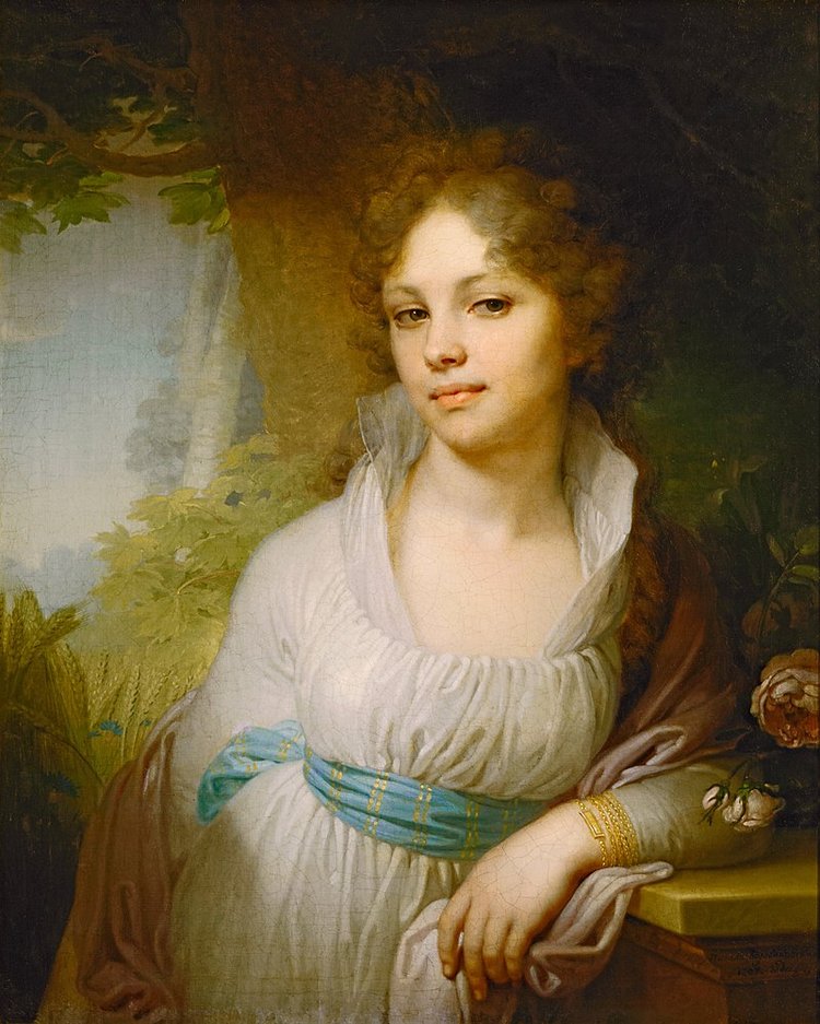 В.Л. Боровиковский. Портрет М.И. Лопухиной. 1797 г.