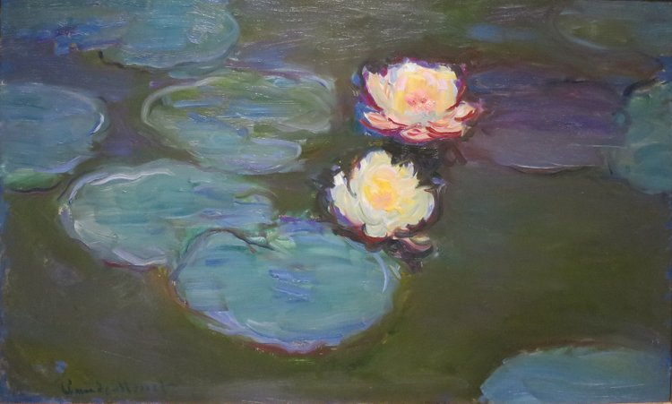 Клод Моне, «Водяные лилии», 1897-1898, Художественный музей округа Лос-Анджелес