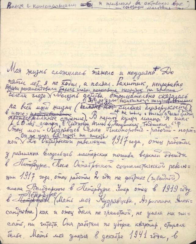 Листы из личного дневника А. С. Кудрявцева (заведующего музеем связи имени А.С.Попова с 1924 г. по 1930 г.) / источник: ФГБУ "Центральный музей связи имени А.С. Попова" (rustelecom-museum.ru)