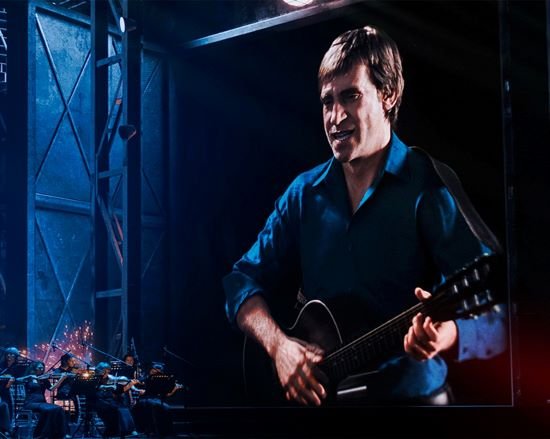 Шоу «Высоцкий. Высота». Источник: digitallegends.ru