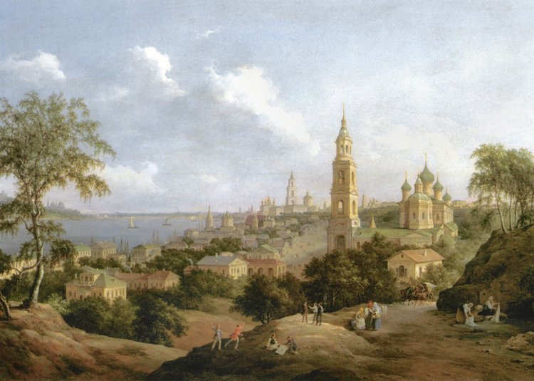 Никанор Чернецов, «Кострома», 1862 г. Источник: Харьковский художественный музей