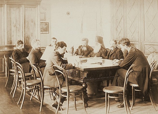 Члены РУАК за работой (фонды РИАМЗ). Источник: Государственный архив Рязанской области