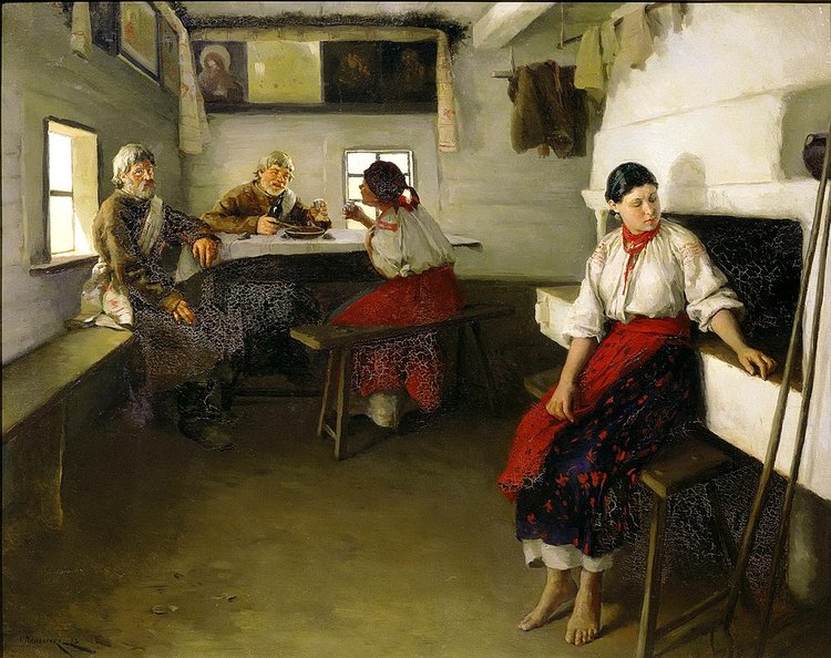 Николай Пимоненко, «Сваты». 1882 г.