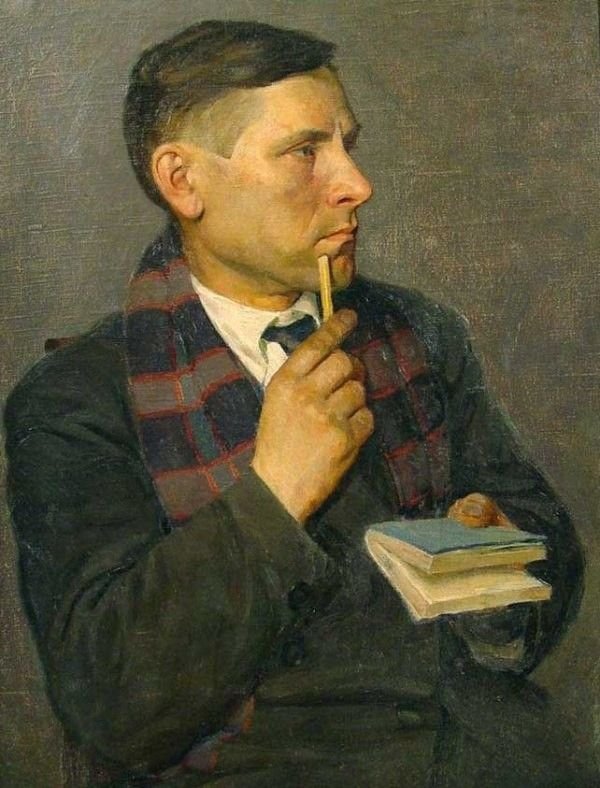 Николай Радлов, портрет Михаила Афанасьевича Булгакова, 1928 г. Источник: Михаил Булгаков (m-bulgakov.ru)