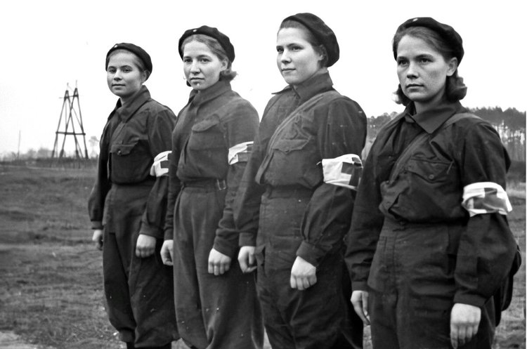 Санзвено 1-го полка московских рабочих. Москва, 1941 г. Источник: Pastvu.com